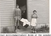 Carl Millichamp & Isabell Brown Fairbridge Molong Laundry